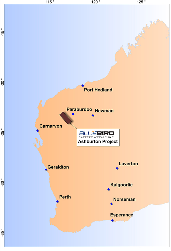 Figure 2: Location Plan of Project in Western Australia
